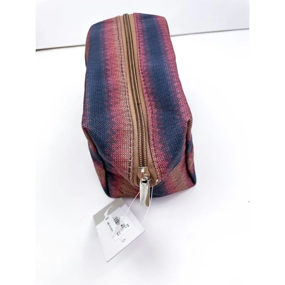 NWT BP. Loaf Canvas Pouch in Blue- Pink Multi at Nordstrom‎
